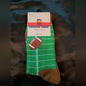 Men's Football Novelty Socks Size 10-13